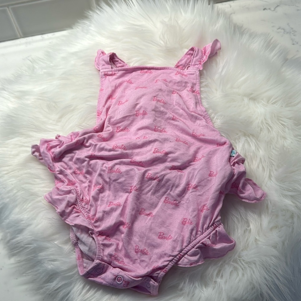 Posh Peanut Light Pink Barbie Sunsuit Used Size 2